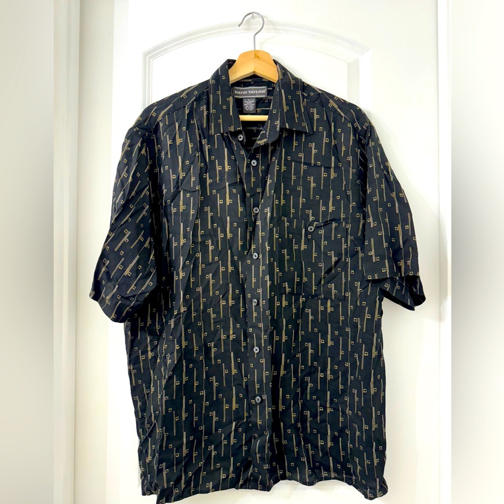 David Taylor button down shirt, size L